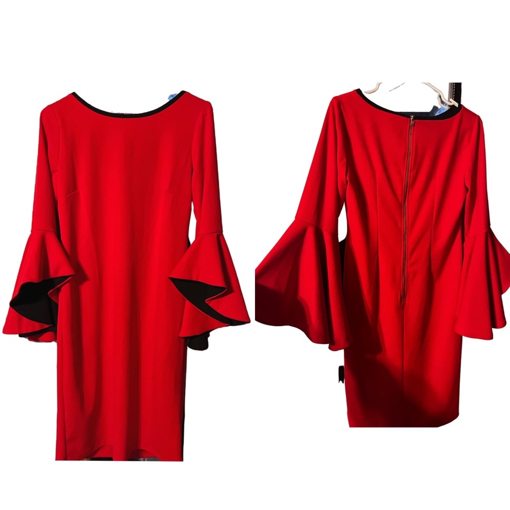 Iam selling this beautiful crimson red dress with flowy sleeves today😌!!🤩❤️🍷